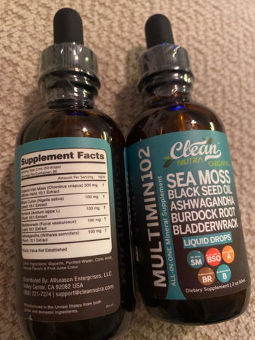 MultiMin102 Sea Moss Liquid Drops photo from Love W.