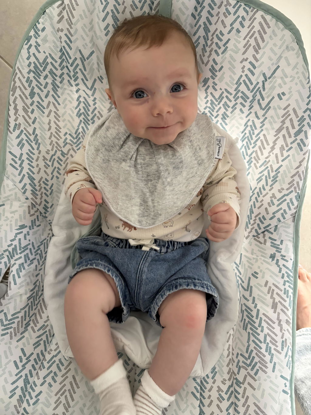 Boy Waffle Tones Collection - 3 Signature Waterproof Bibs