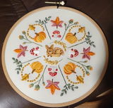 Fall Mandala Embroidery Kit