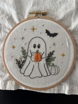 Spooky Pumpkins Kitchen Towel Beginner Kit