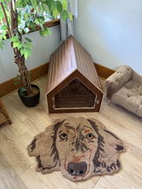 The Den: Modern Wooden Dog Crate