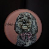 Custom Pet Portrait Coasters - Glass Placemats