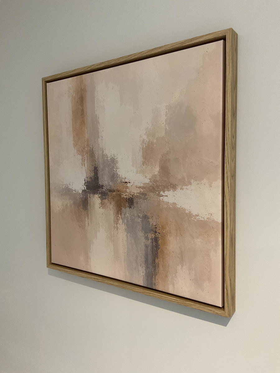 Michael’s original customer photograph of Quiet Form III in his home