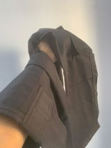 Stealth Black Cargo Pant - Straight Fit