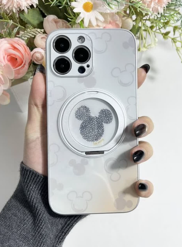 iPhone機種に対応 360°回転 磁気リング付き 落下衝撃保護 スマホケース C-80040