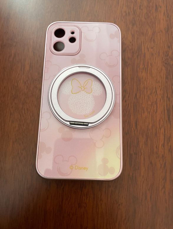 iPhone機種に対応 360°回転 磁気リング付き 落下衝撃保護 スマホケース C-80040