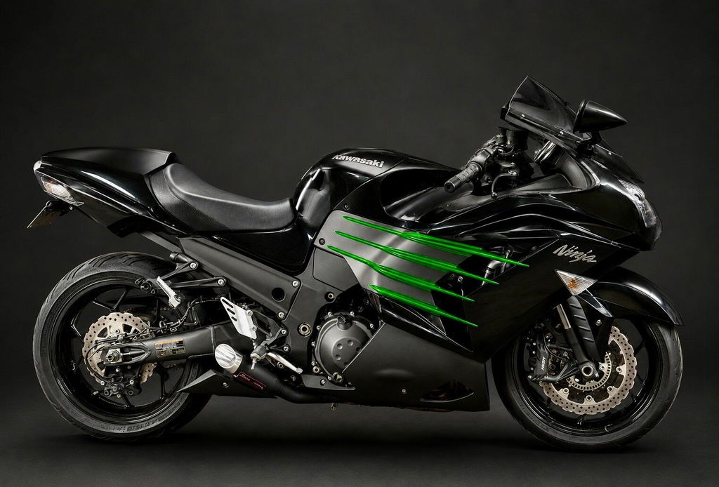Coffman's Kawasaki ZX14 (2012-2026) Dual Shorty Exhausts (sku: CMK