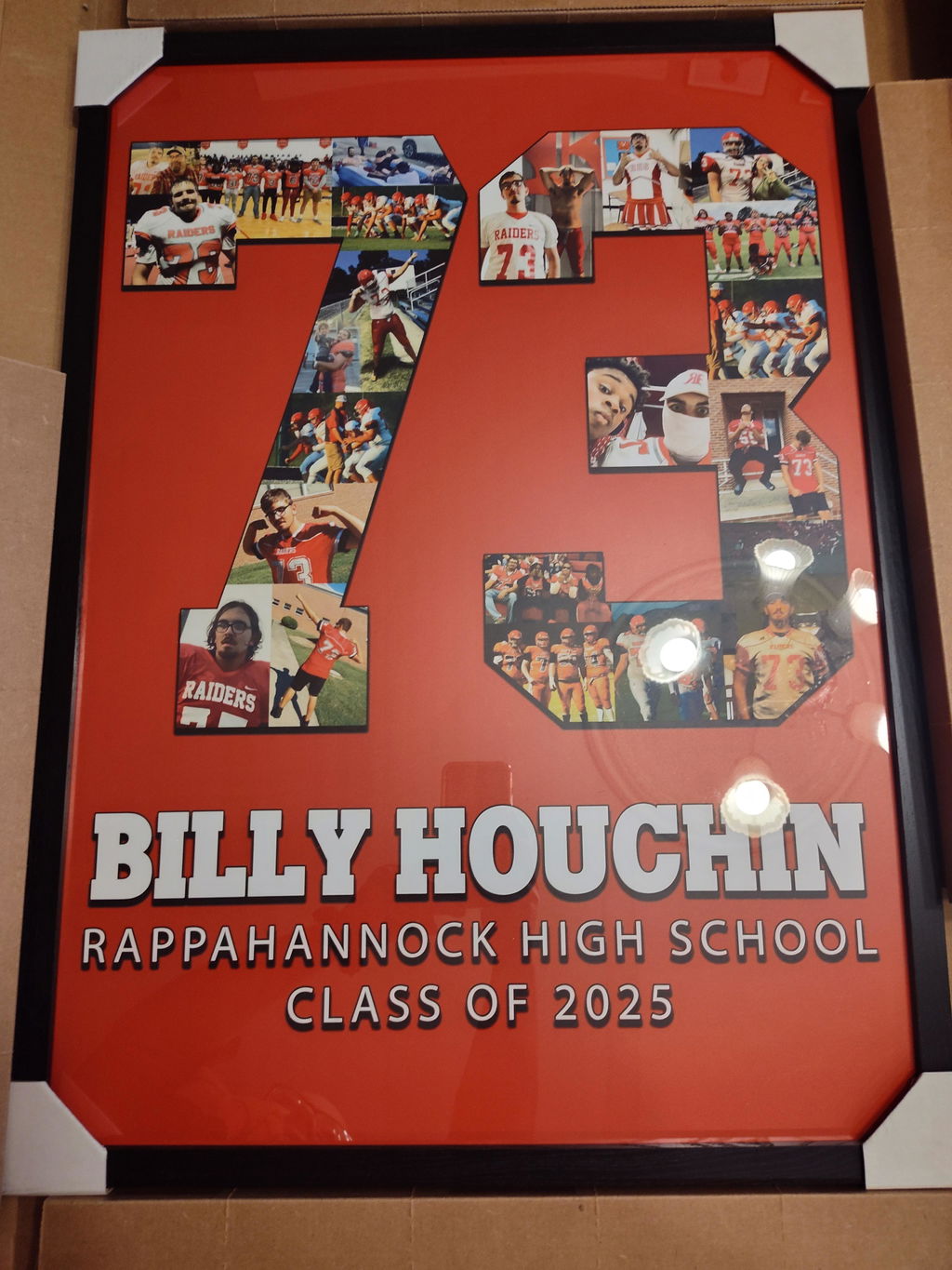 Customer photo of their Senior Night Poster Ideas