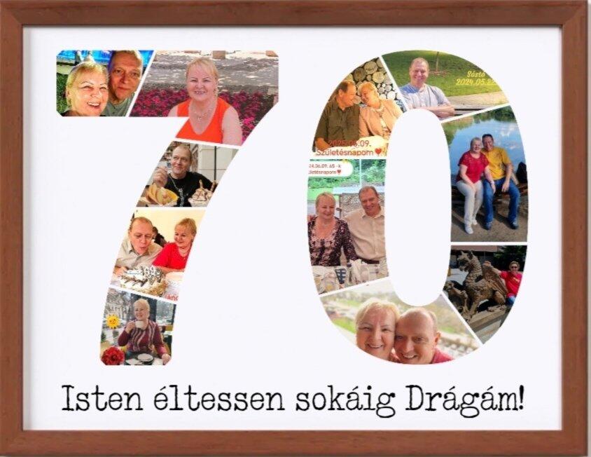Hetvenes Születésnap Fotókollázs (70-79)