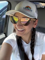Colorado Chick™ Quilted White Trucker Hat