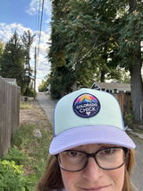 Youth Colorado Chick™ Lilac and Light Blue Trucker Hat