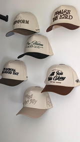 It's Gonna Be a Good Day Hat Olive Green & Navy