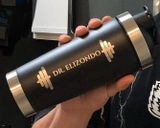 Custom Name Barbell Protein Shaker Bottle