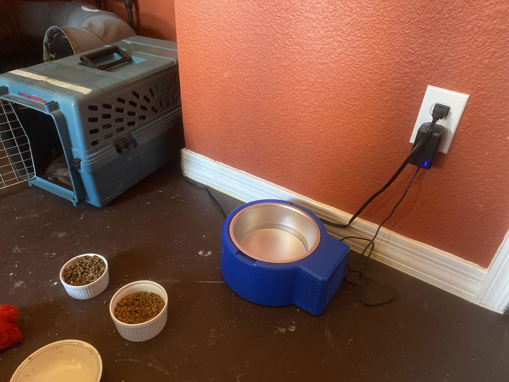 Cool Bowl - Refrigerated Cooling Dog Water Bowl - Blue LIMITED EDITION