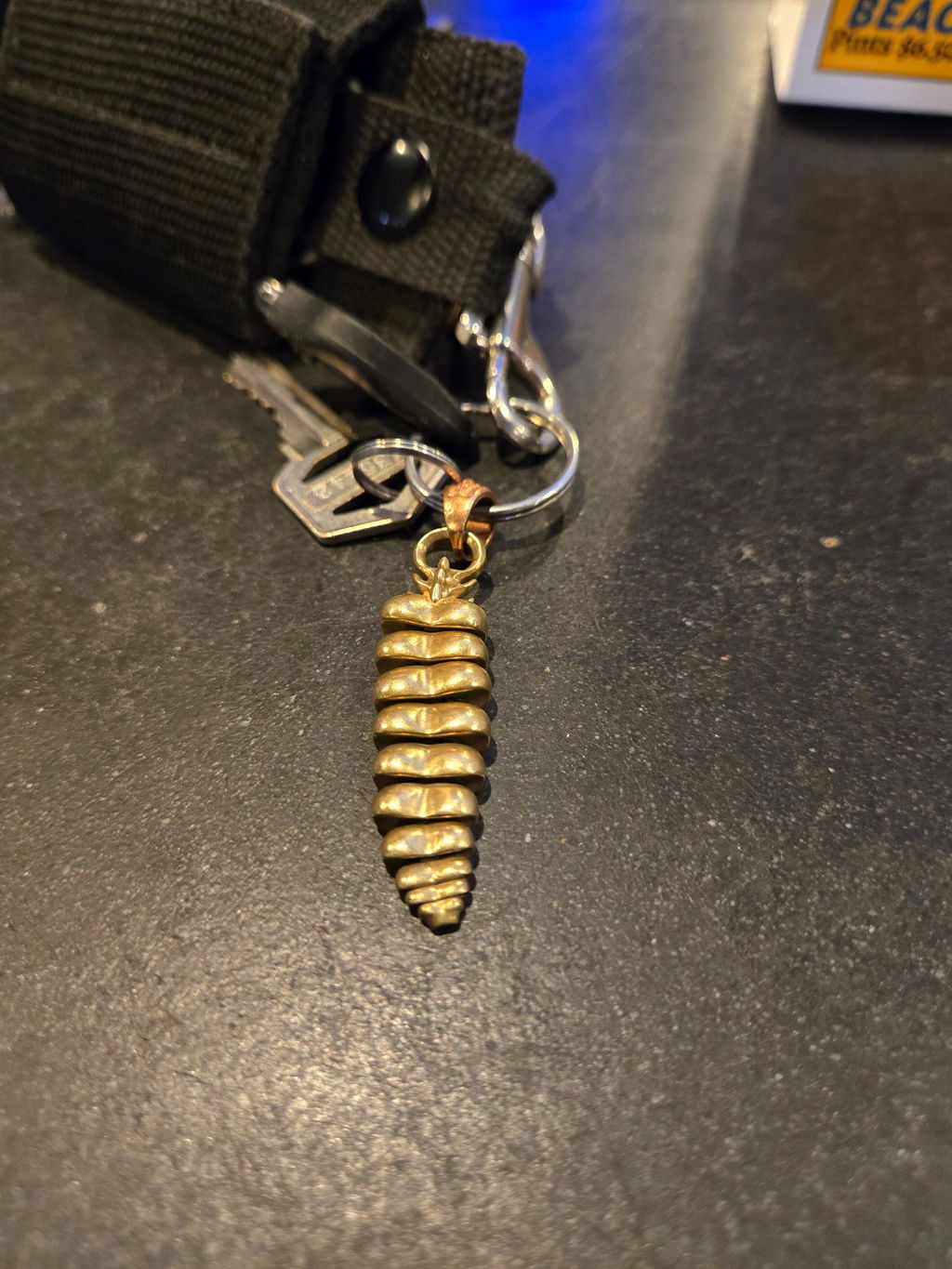Rattlesnake Tail Pendant