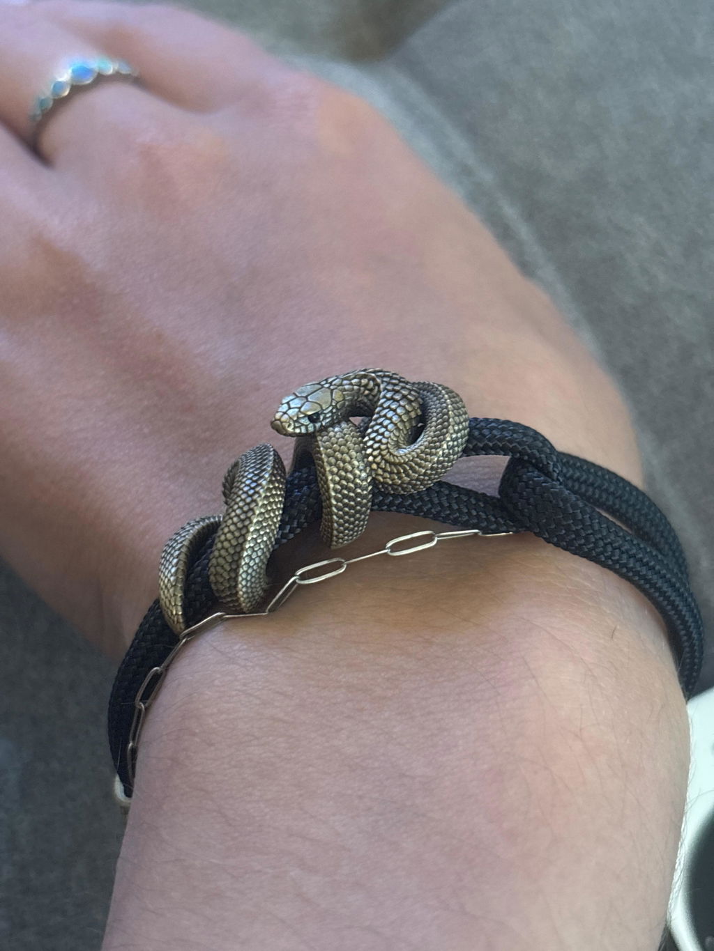 Black Mamba Rope Bracelet