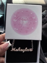 Hk Bling Name Neckalce