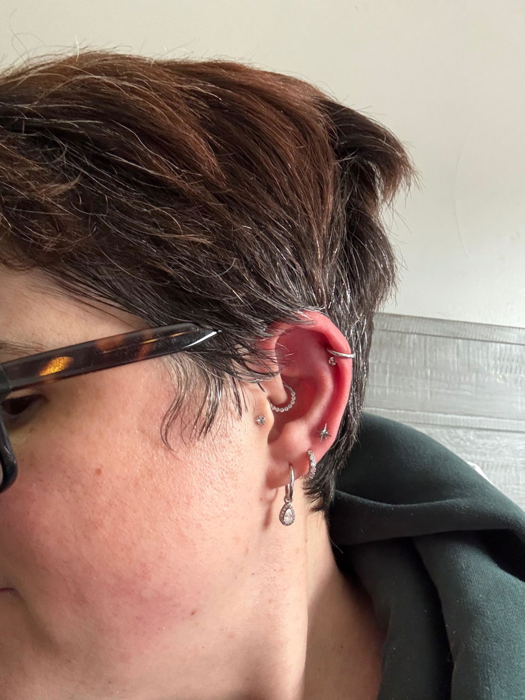 Titanium Northern Star Piercing Stud