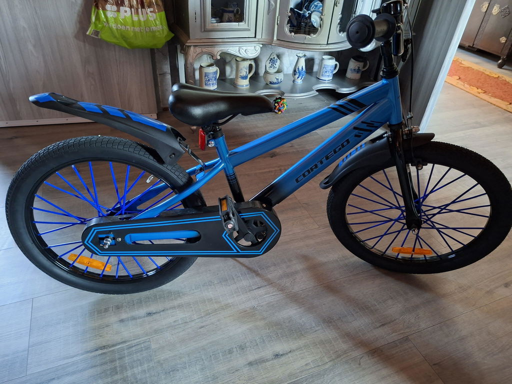 BMX Cross Jongensfiets blauw 20 Inch