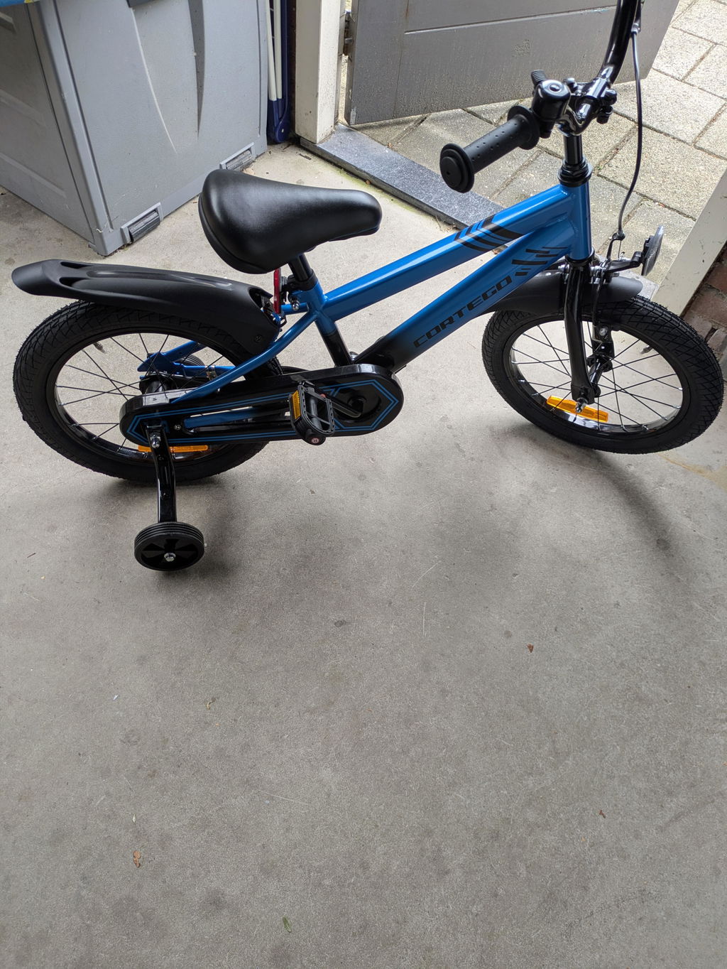 BMX Cross Jongensfiets blauw 16 Inch