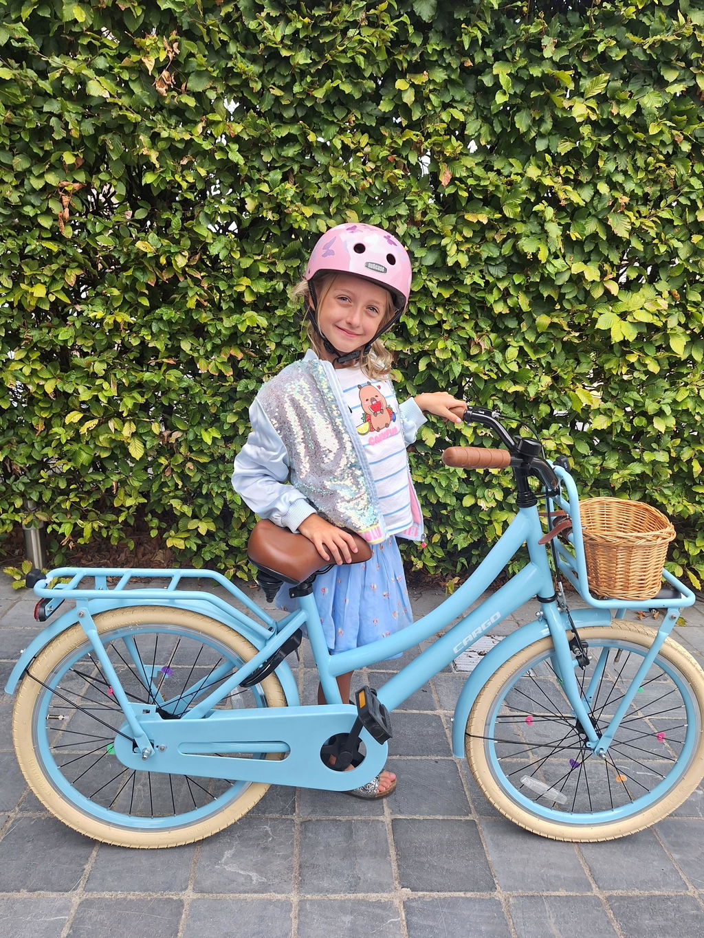 Transporter Meisjesfiets 22 inch Blauw