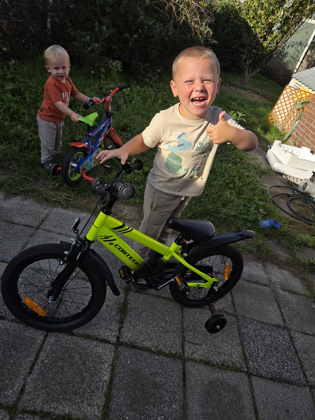 BMX Cross Jongensfiets groen 16 Inch