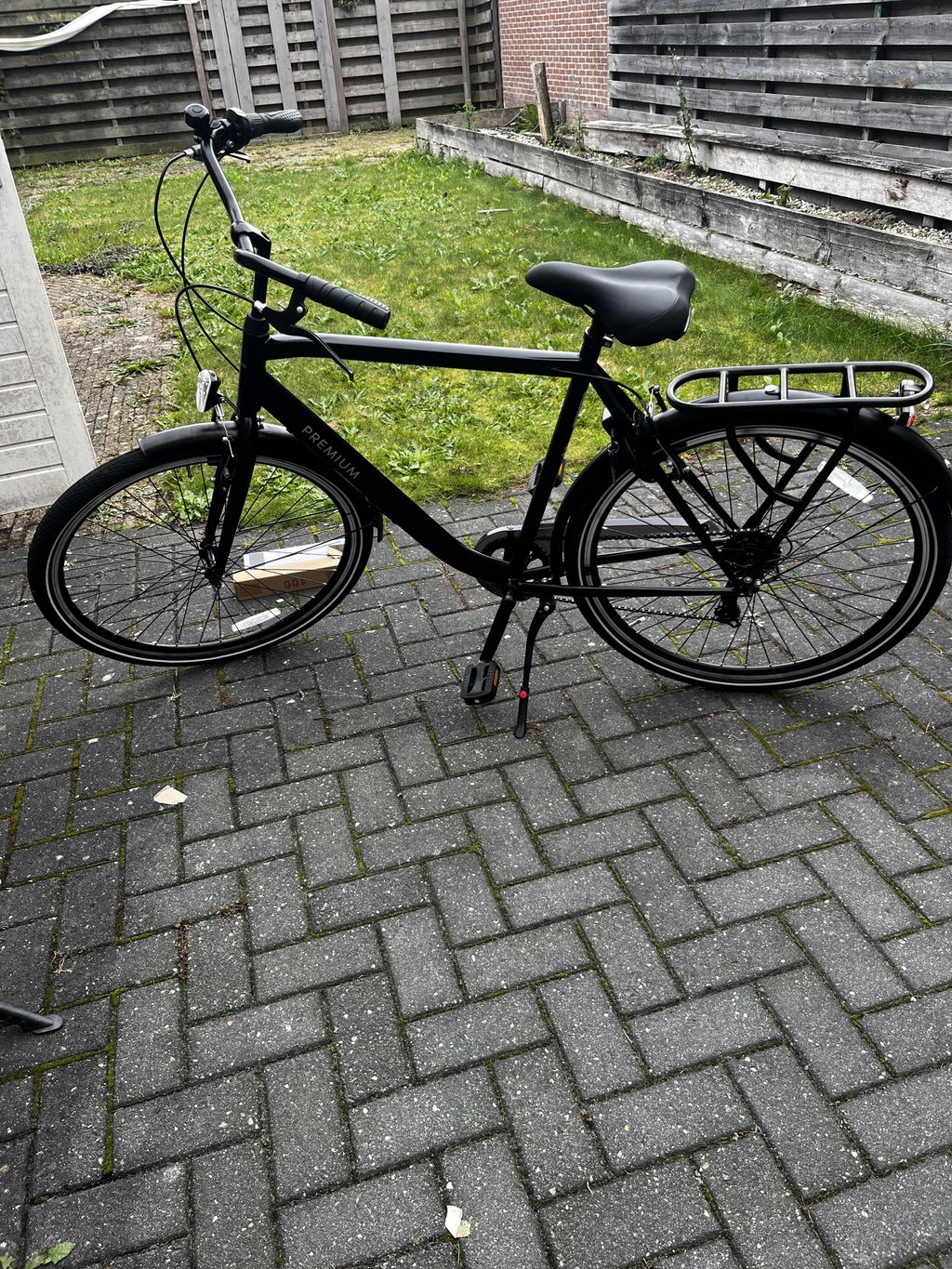 Premium D7 Herenfiets 7 Versnellingen Mat-Zwart