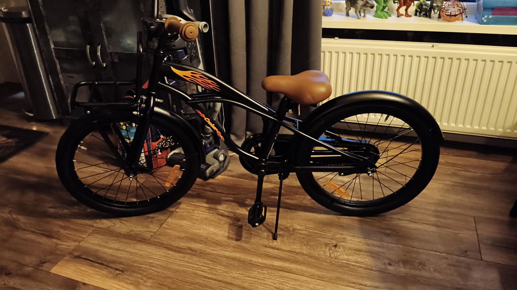 Cruiser Jongensfiets Zwart 20 Inch