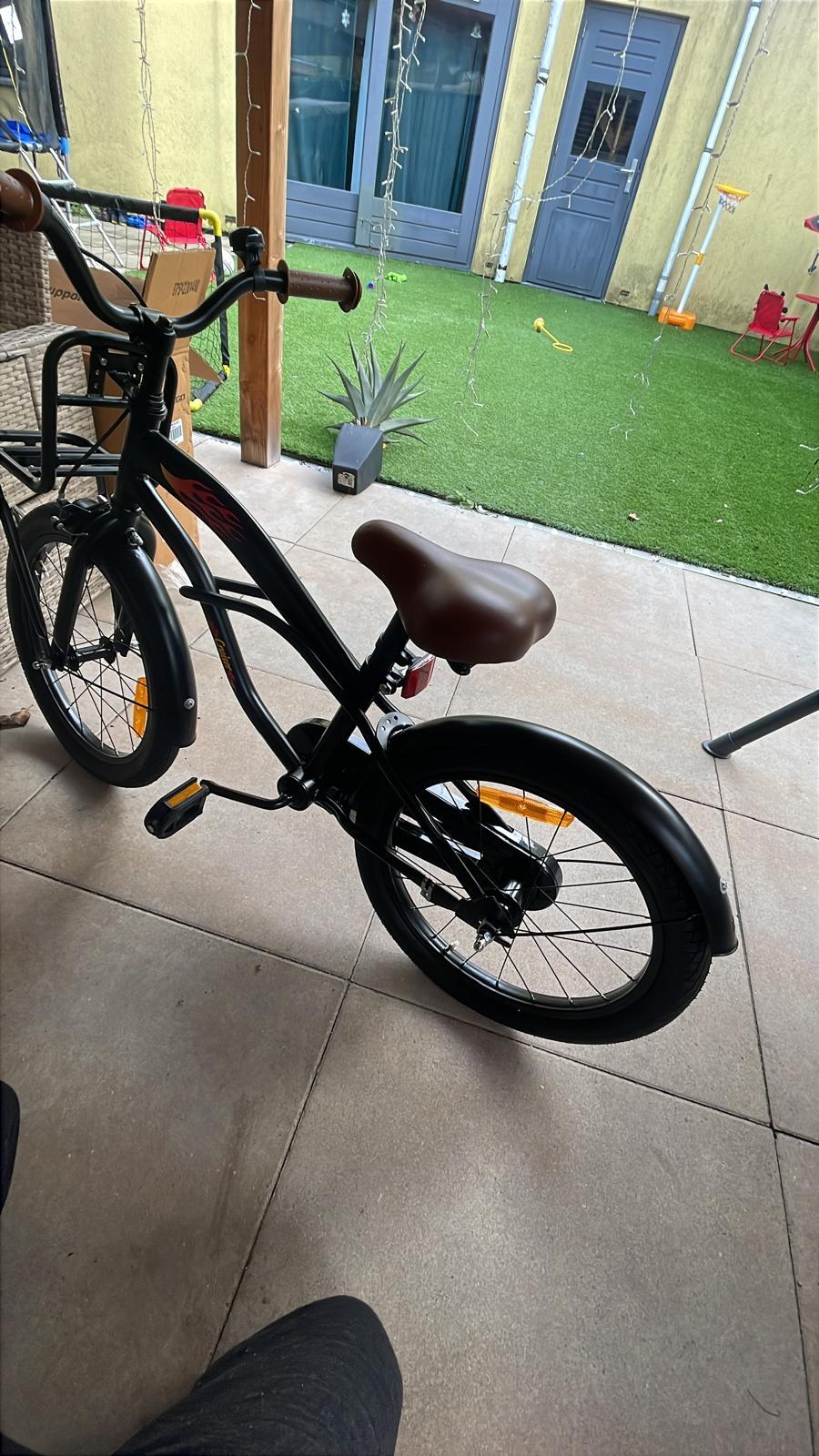 Cruiser Jongensfiets Zwart 18 Inch