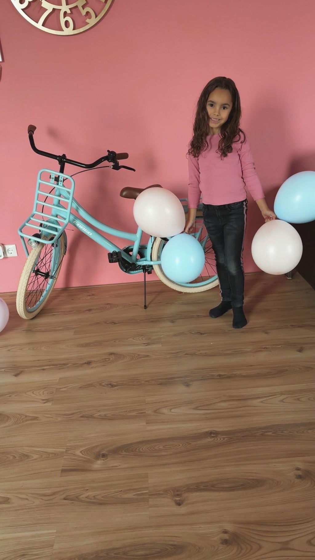 Transporter Meisjesfiets 22 inch Blauw