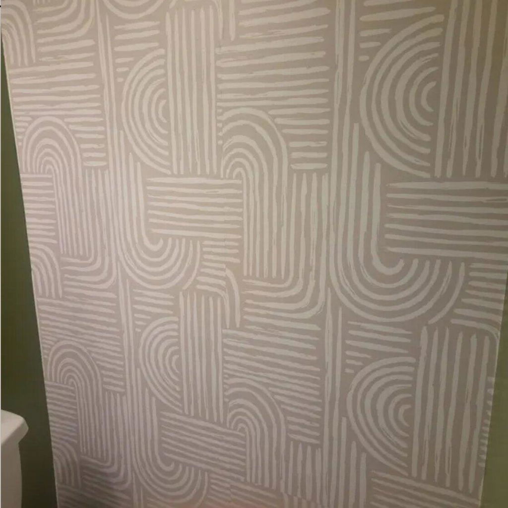 Beige Boho Arches Wallpaper CC274