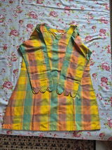 RUHI Golden Meadow Checks South Cotton Top
