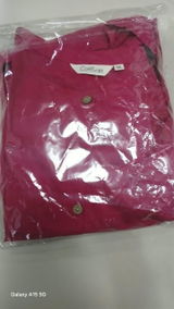 AURA Raspberry Solid Cotton Short Top