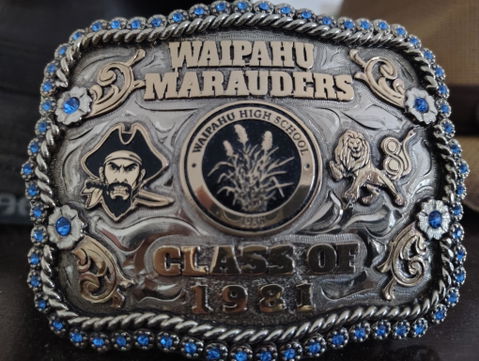Broken Barrier Custom Buckle
