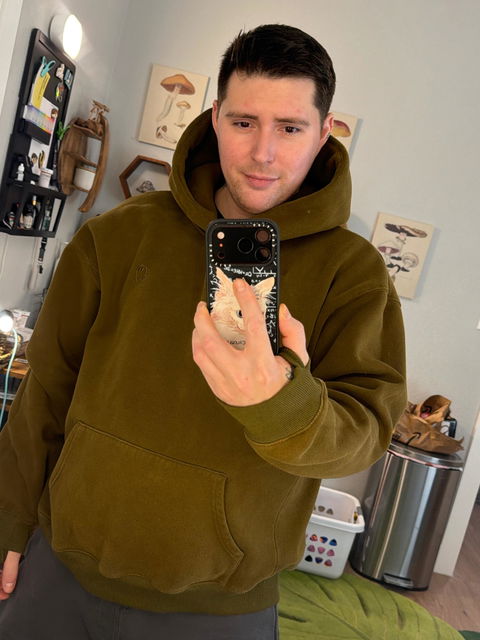 Cloud Pullover Hoodie — Olive