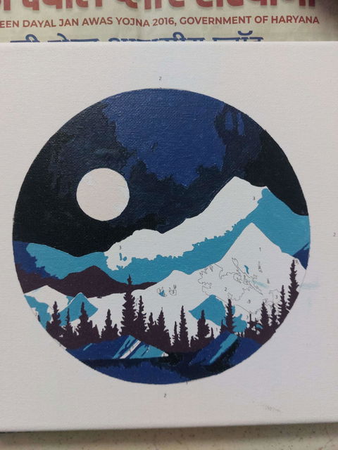Winter is Coming Paint by Number Mini Kit