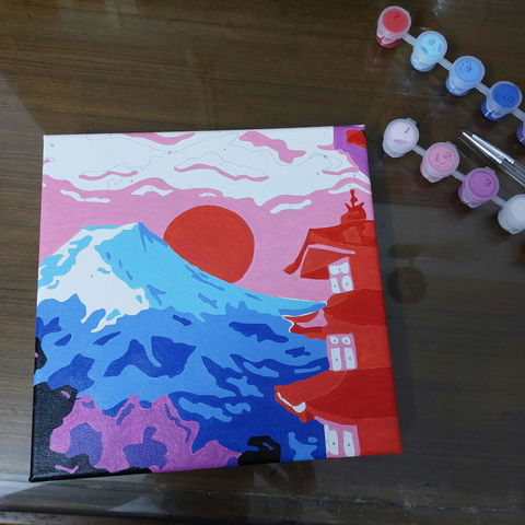 Aurora of Japan Paint by Number Mini Kit