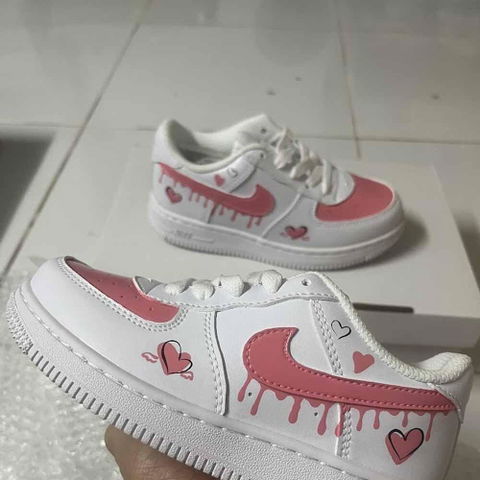 Drip Heart Custom Shoes Air Force 1