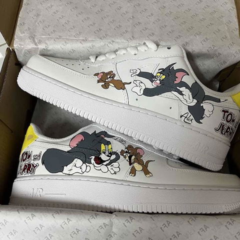 Tom & Jerry Cartoon Custom Sneaker