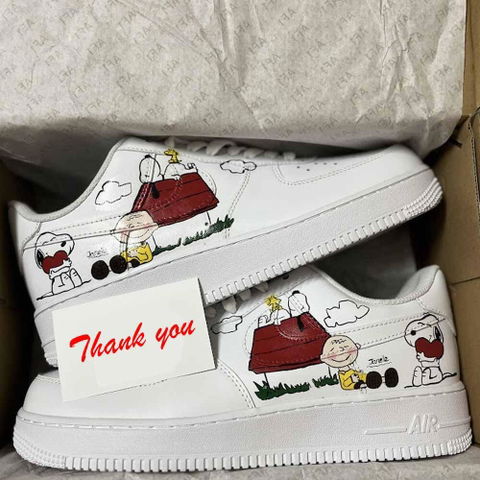 Snoopy Dog Cartoon Custom Sneaker Air Force 1