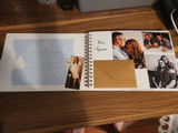 Letters to the Bride Scrapbook – Personalised Wedding Memory Book Photo Album