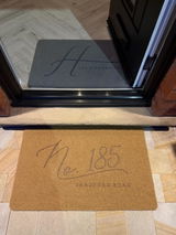 Address Personalised Doormat – Custom Engraved House Number Entrance Mat