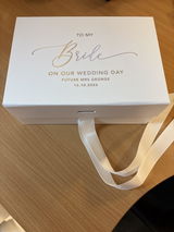 Personalised “To My Bride” Wedding Gift Box | Groom to Bride Wedding Morning Present