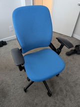 Steelcase Leap V2 Full Chair Upholstery Service + New Foam Seat Pad