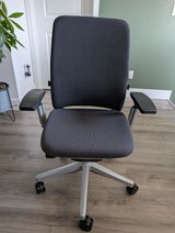 Steelcase Amia Ergonomic Office Chair - Height Only Arms - Remanufactured by Crandall