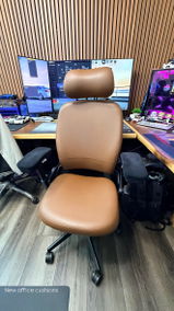Steelcase Leap V2 Full Chair Upholstery Service + New Foam Seat Pad