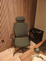 Steelcase Leap V2 Full Chair Upholstery Service + New Foam Seat Pad