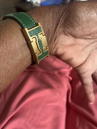 Lucky Clover Magnetic Leather Watch Band for Apple Watch