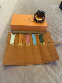 Leather Watch Band Storage Bag