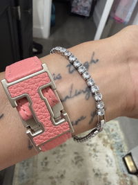 Lychee Leather Strap For Apple Watch